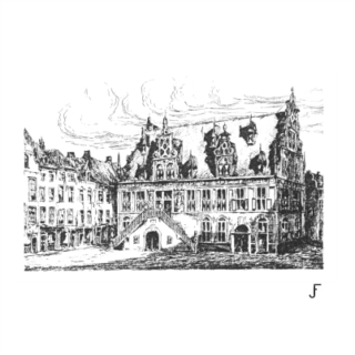 Onderzetter Nijmegen-Waag