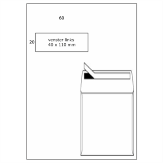 C4-enveloppe venster